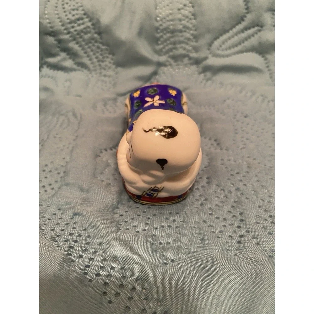 VTG Chinese Porcelain Famille Rose Baby Buddha Boy Figure Headrest Pillow 4